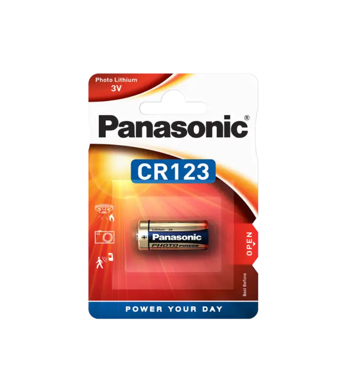 Panasonic CR123 baterija